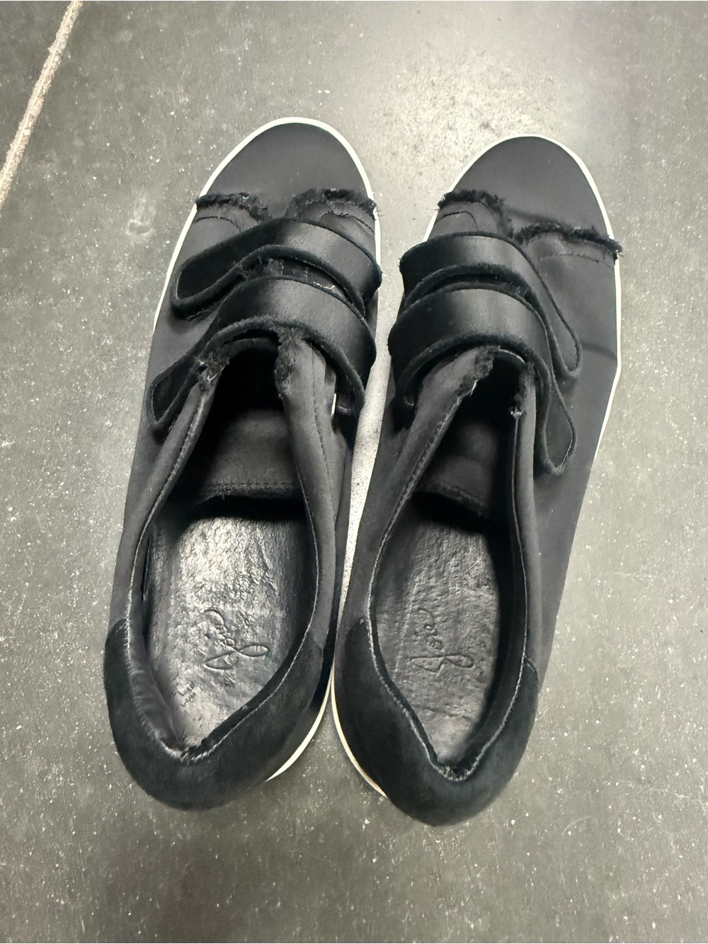 Joie Womens DIATA Black Satin Strap Flat Sneakers Shoes Sz 39/9 $228 - Picture 6 of 11